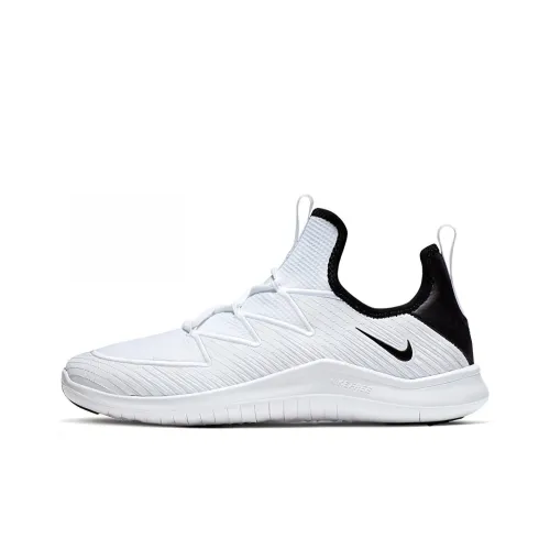 Nike Free TR Ультра Противоскользящее покрытие Поддержка Баланс Легкий Низкий топ Кроссовки для тренировок Женские Белый Черный