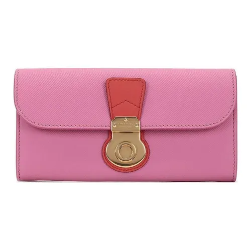 Burberry Кожа Кошелек Женские Розовый