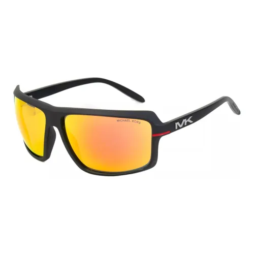 MICHAEL KORS Квадратные Солнцезащитные Очки Мужские Черные