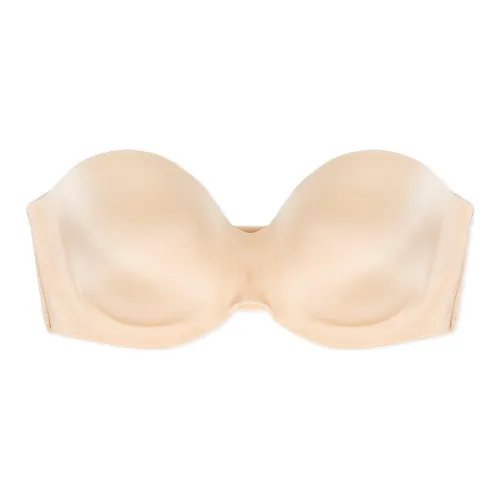 Victoria's Secret CURVY Couture Новый! Гладкий Без бретелей MULTI WAY Бюстгальтер C Бюстгальтер Женские Шампанское