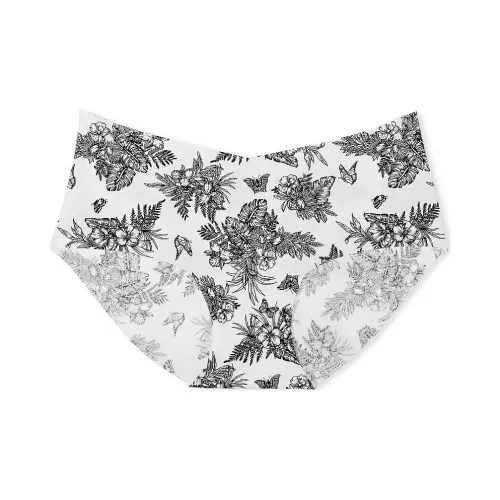 Victoria's Secret Розовый No Show No Show Hiphugger Panty WTT Нижнее белье Женские 1 шт Черный белый Принт