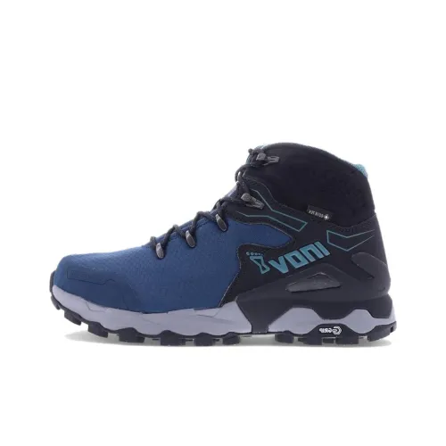 INOV 8 ROCLITE Pro г 400 GTX V2 Противоскользящий Водонепроницаемый MID Топ Альпинистские и туристические ботинки Женские Серо-голубой