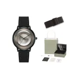 Набор браслетов из черного стали