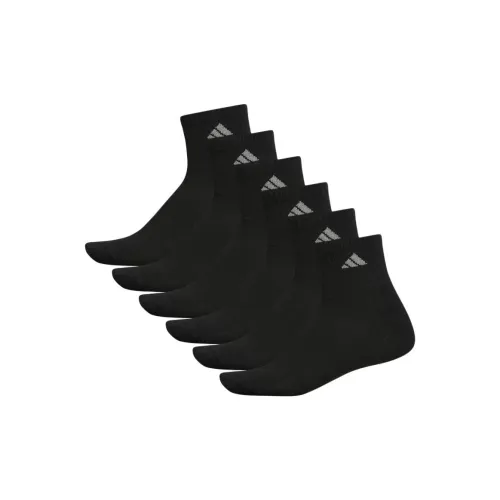 Adidas 6 пар черных мужских носков
