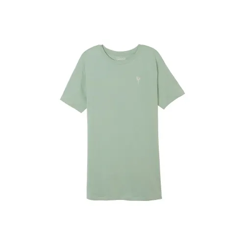 Victoria's Secret Хлопок Sleepshirt Seasalt Зеленая Ночная сорочка Женская Морская соль Зеленая