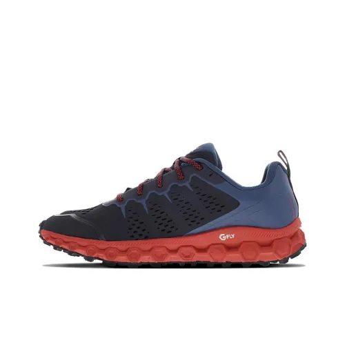 INOV 8 Беговые кроссовки Низкий топ Морской синий/Красный Мужской