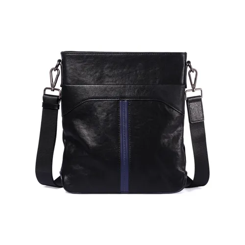 DOSRFINI Сумка через плечо из натуральной коровьей кожи мужская