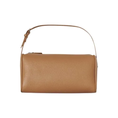 THE ROW 90's Коровья кожа крупнозернистая текстура сумка унисекс цвет корица