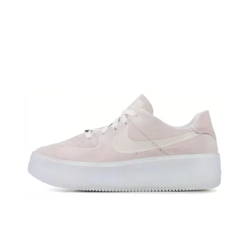 Nike Air Force 1 Anti Slip и износостойкие визуально увеличивающие рост низкие кроссовки для скейтбординга женские серо-белые