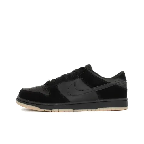 Nike Dunk Черный Gum Low Скейтборд Кроссовки Мужские Черные 2003