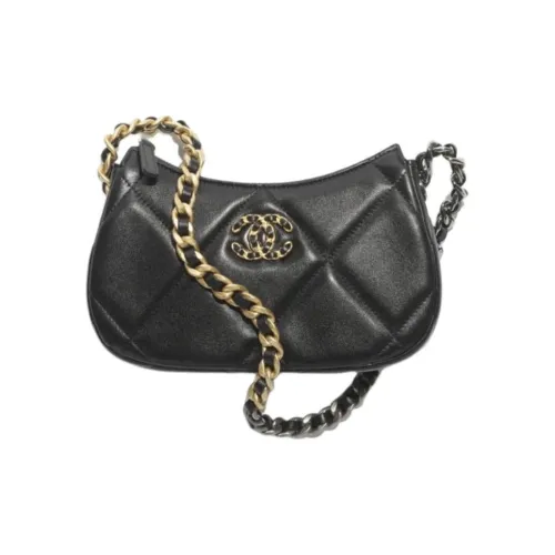 Chanel Яркий Цвет Овечья Шкура Сумка через плечо Сумка на плечо Унисекс Черный