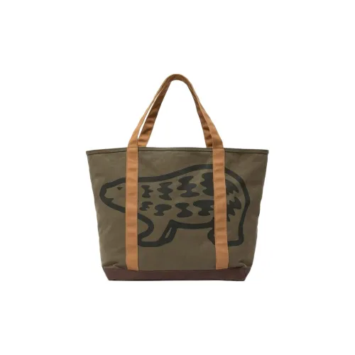HUMAN MADE Canvas Bag Tote Bag Shopping Bag Large Unisex Army Green