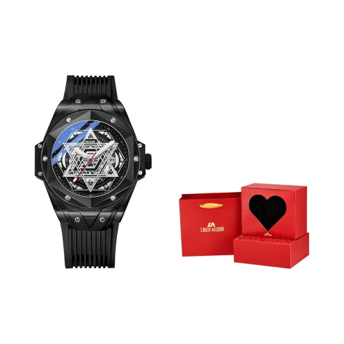 LIBER AEDON Кварцевый механизм циферблат с черепом мужские часы