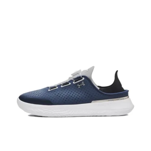 Under Armour UA SlipSpeed Slip-Resistant Abrasion-Resistant Low-Top Training Shoes Unisex Blue Under Armour UA SlipSpeed Slip-Resistant Abrasion-Resistant Низкие Кроссовки для Тренировок Унисекс Синий
