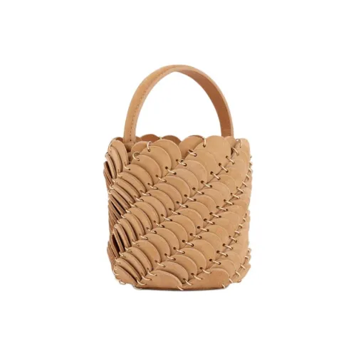 Paco Rabanne Телячья кожа Сумка Средний Женские Бежевый