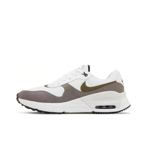 Nike Air Max SYSTM Low Топ Повседневные Беговые Кроссовки Мужские Белые