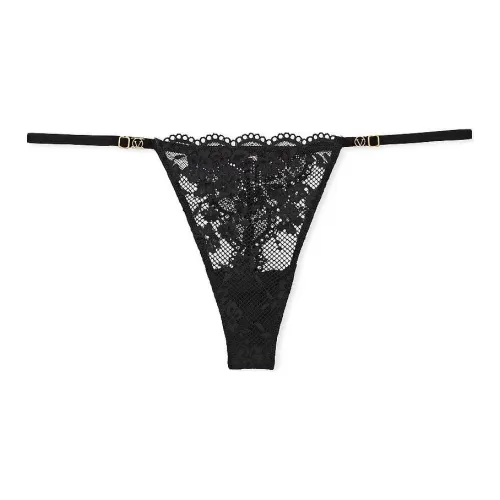 Victoria's Secret LOVE CLOUD Регулируемый STRING Стринг Пантика B Нижнее белье Женское 1 упаковка Черный