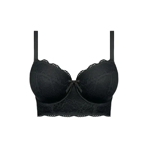 Victoria's Secret Freya Fancies Longline Бюстгальтер с косточками Черный Бюстгальтер Женский Черный