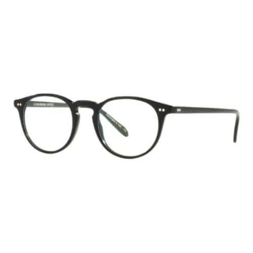 Oliver Peoples Oval Оправы для очков Мужские Черные