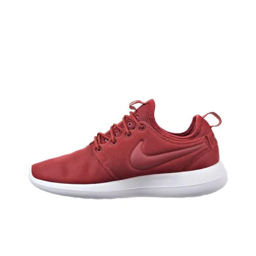 Nike Roshe Two Поддержка Легкий Низкий Топ Беговые кроссовки Женские Красный