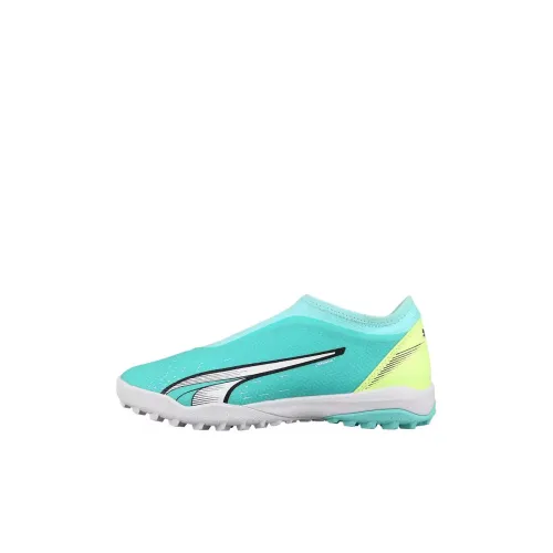 PUMA Ultra Pro Детская футбольная обувь, низкий топ, синий и белый, Kids