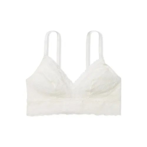 Victoria's Secret Кружево Curvy Bralette Кокосовый белый Бюстгальтер Women's White