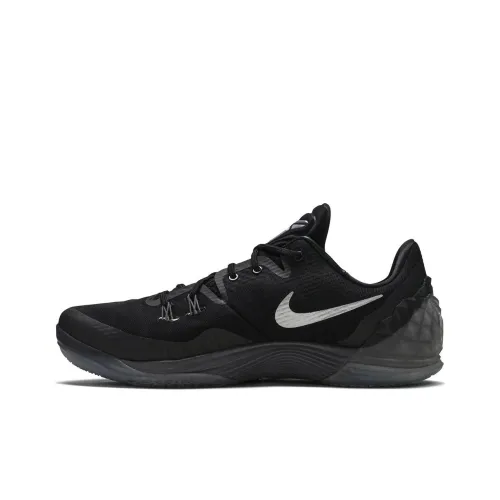 Nike Zoom Kobe 5 Амортизация Износостойкий Низкий Топ Баскетбольные Кроссовки Мужские Черные