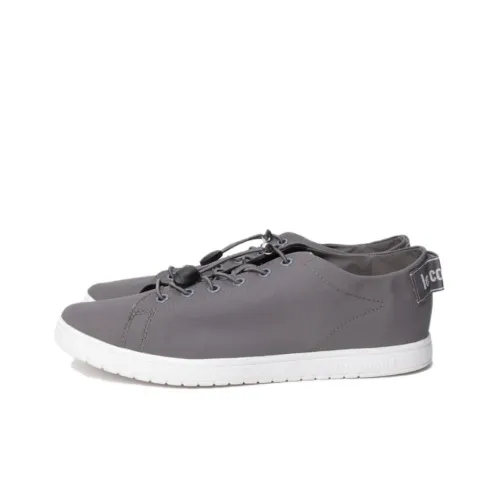 Le Coq Sportif LA ALMA Travel Slip-Resistant Abrasion-Resistant Waterproof Low-Top Casual Shoes Unisex Gray Л Кок Спортив LA ALMA Путешествие Противоскользящий Устойчивый к истиранию Водонепроницаемый Низкий Верх Повседневная Обувь Унисекс Серый