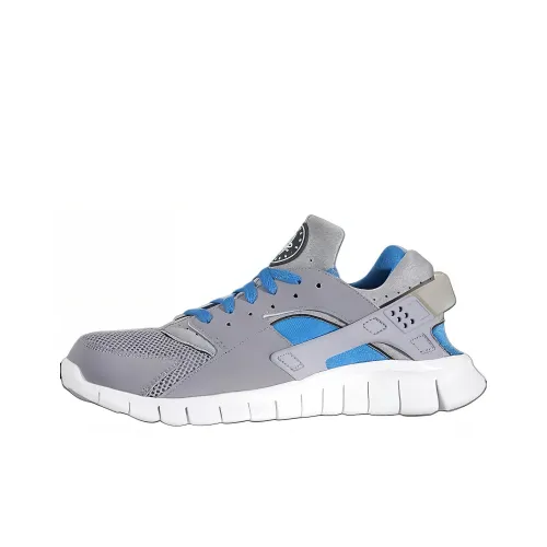 Nike Air Huarache Амортизация Износостойкий Низкий Топ Повседневные Беговые Кроссовки Унисекс Серый Синий