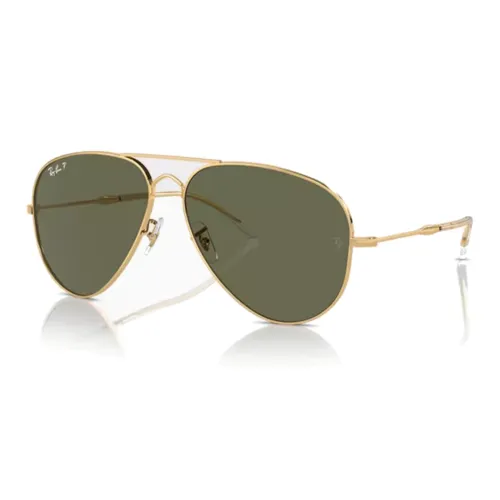 RayBan Металл Aviator Солнцезащитные очки Унисекс Золото
