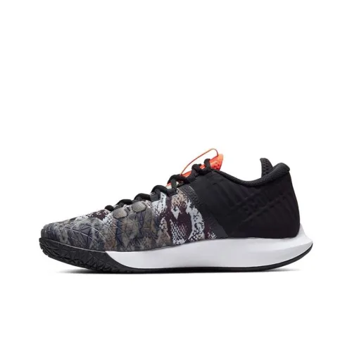 Nike Air Zoom Zero Устойчивый к истиранию Дышащий Низкий Топ Кроссовки для тенниса Унисекс Черный Серый