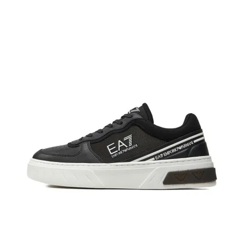 EMPORIO ARMANI EA7 Скейтборд Кроссовки Низкие Черные Мужские