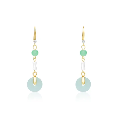 Anxious Серебро S925 Серьги-гвоздики Женские Золото