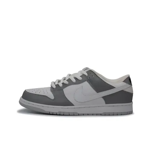 Nike Dunk Термостойкий Slip-Resistant Низкий Топ Скейтбординг Мужские Серые Кроссовки