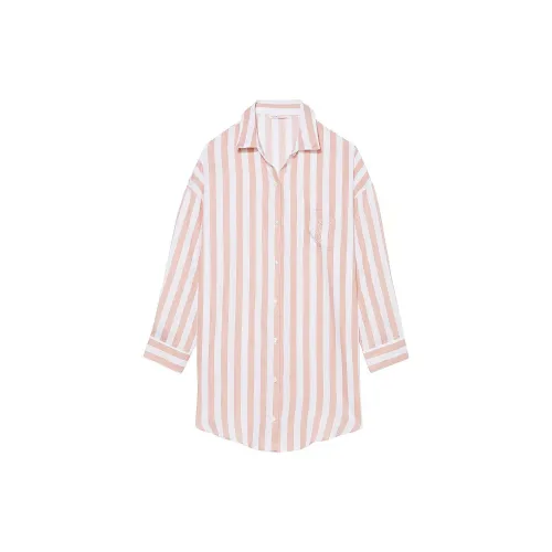 Victoria's Secret Модал Ночная сорочка Toasted Sugar Полосы Ночная сорочка Женские Полосы OF Toasted Sugar