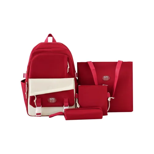 S.REPHEN Canvas Bag Combo Set Unisex Red S.REPHEN Холщовая сумка Combo Set Унисекс Красный