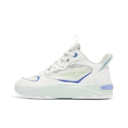 QIAODAN Баскетбольные кроссовки Low Top Jordan - Белый Светло-зеленый Женский