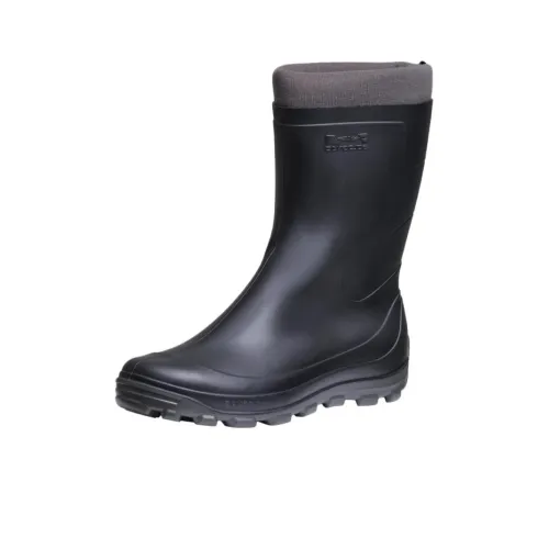 DECATHLON Термические водонепроницаемые резиновые сапоги унисекс черные
