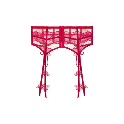 Victoria's Secret FOR LOVE LEMONS Cordelia Garter Ремень Rosey Красный Топ на бретелях Женские Розово-красный