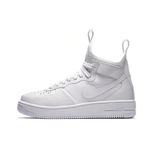 Nike Air Force 1 Ultraforce Легкий Покрытие MID Топ Кроссовки для скейтбординга Женские Белые