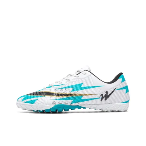 DOUBLE STAR 88 Футбольные бутсы Низкий топ Белый лунный свет Шипы Унисекс