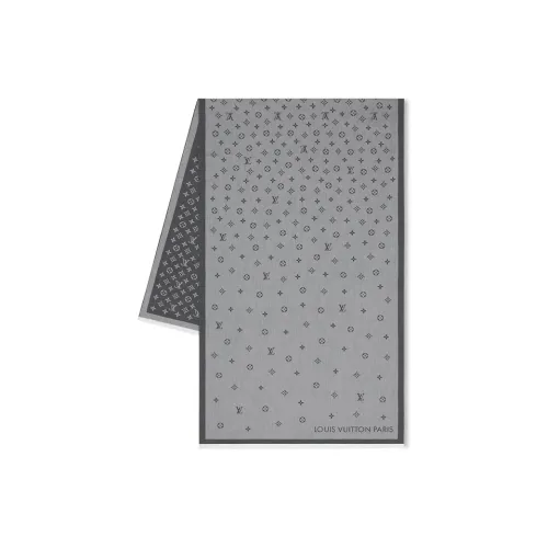 LOUIS VUITTON Cotton Knit Шарфы Мужской Серый