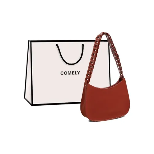 COMELY Сумка через плечо из коровьей кожи сумка сумка через плечо маленькая женская бордовый красный