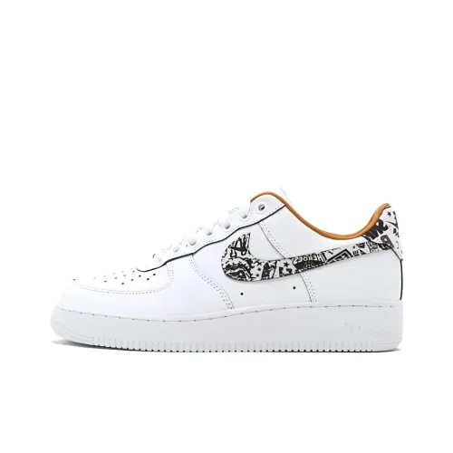 Nike Air Force 1 NYC Soho Exclusive Option 1 Покрытие Противоскользящий Низкий Топ Скейтборд Кроссовки Мужские Белый Черный