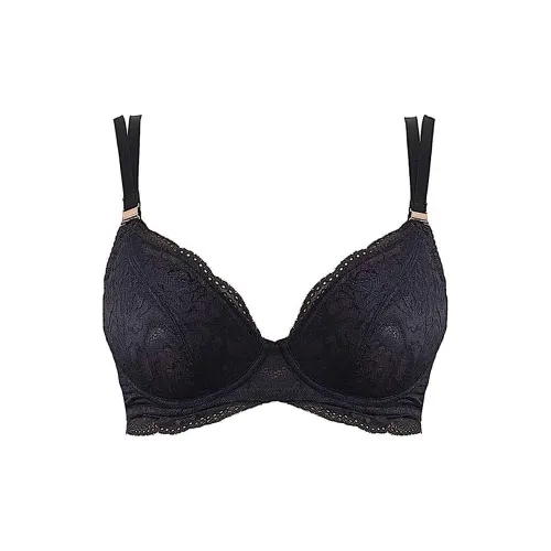 Victoria's Secret HOTMILK Heroine Plunge Maternity Бюстгальтер Черный Бюстгальтер Женские Черный