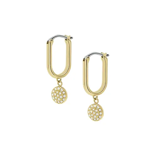 FOSSIL Нержавеющая сталь Серьги Женские Золото