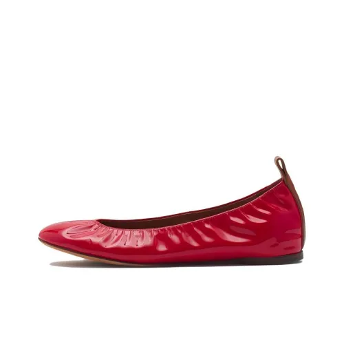Lanvin Женские повседневные туфли, огненно-красный цвет, женские