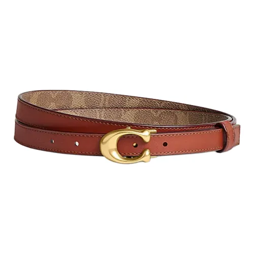 COACH Ремни из коровьей кожи Унисекс