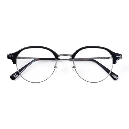 MULNAT Пластина And Металл Круглый Оправы для очков Унисекс