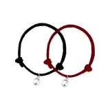 Счастливая пара браслетов, комплект (черный + красный)